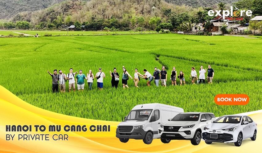 Hanoi to Mu Cang Chai Private Car