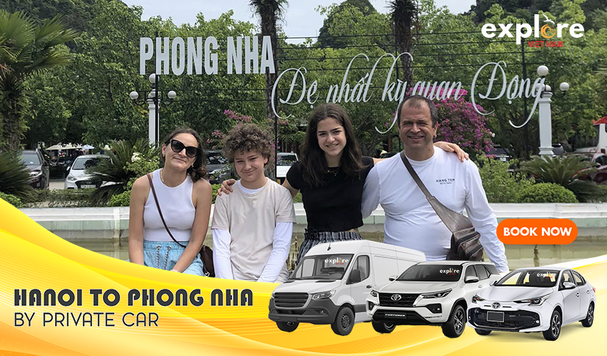 Hanoi to Phong Nha Private Car
