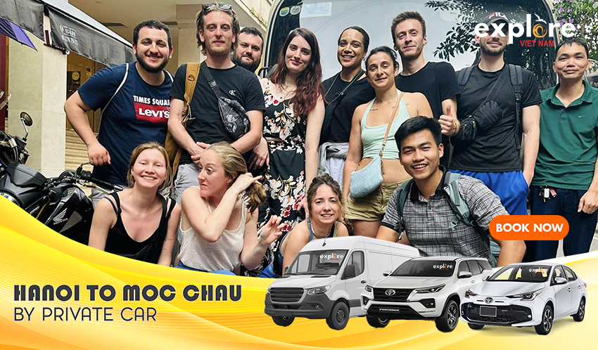 Hanoi to Moc Chau Private Car